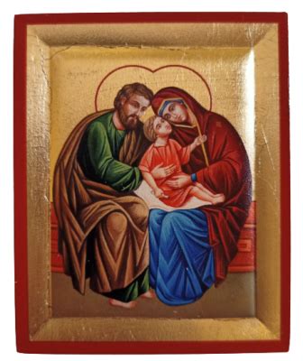 Quadretto Foglia Oro Sacra Famiglia Paolinestore It