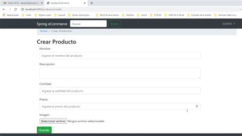 Proyecto Ecommerce Definir El M Todo Guardar Producto Y Logger Para El