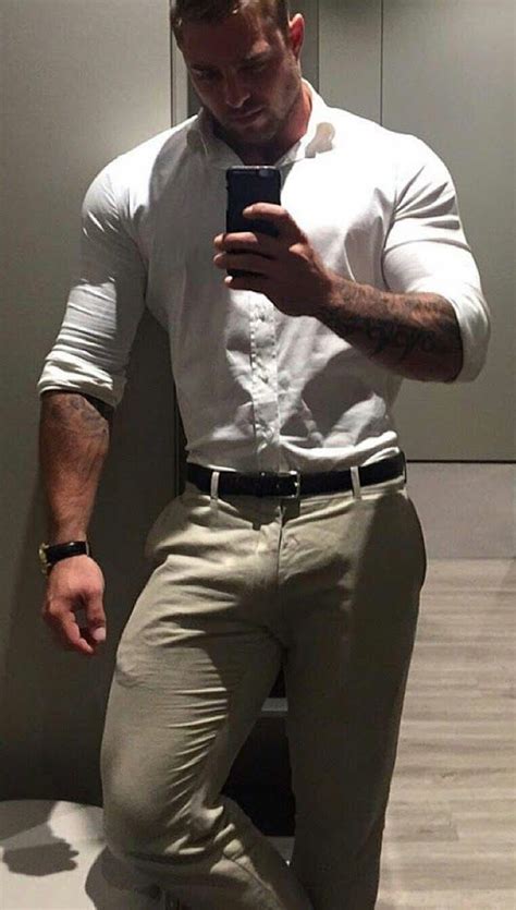 Photo Men In Tight Pants Big Men Muscle Men Muscle Hunks Well