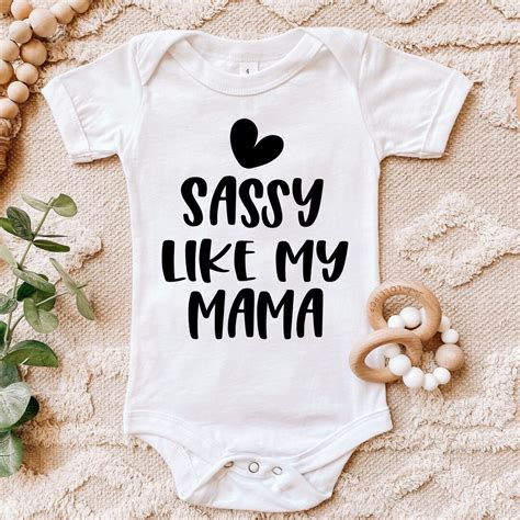 Sassy Like My Mama Svgsarcastic Svg Dxf  Png Silhouette Etsy