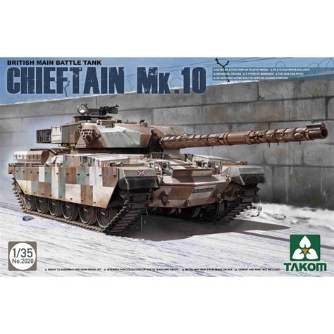 Buy The Takom 135 British Main Battle Tank Chieftan Mk10 Takom