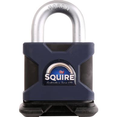 Squire Stronghold Solid Steel Padlock 50 X 10 X 26mm Toolstation