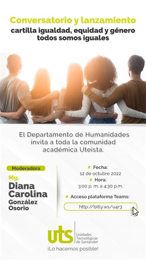 12 De Octubre 3 00 P M Conversatorio Y Lanzamiento Cartilla Igualdad