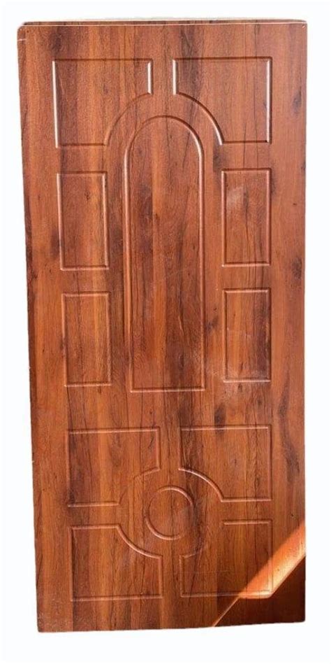 Mm Brown Interior Teak Wood Memrane Door For Home At Rs Sq Ft In