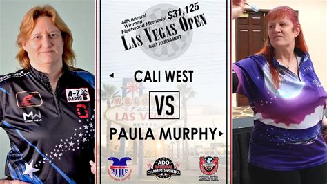 Paula Murphy Vs Cali West Wdf Womens 501 Final Las Vegas Open Youtube