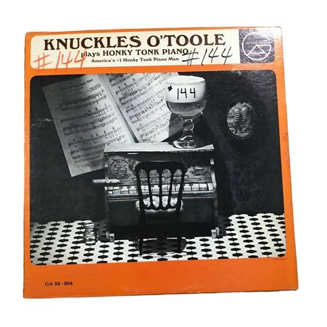 Knuckles O Toole Plays Honky Tonk Piano Ga Vg Etsy