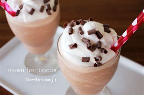 Decadent Frozen Hot Cocoa Recipe