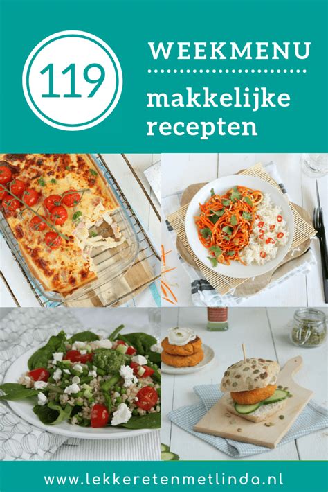 Weekmenu Makkelijke Recepten