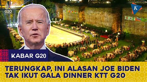 Pejabat As Ungkap Alasan Joe Biden Tak Hadir Di Gala Dinner Ktt G