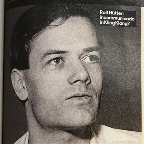 Ralf Hütter | Música eletrônica, Eletrônica