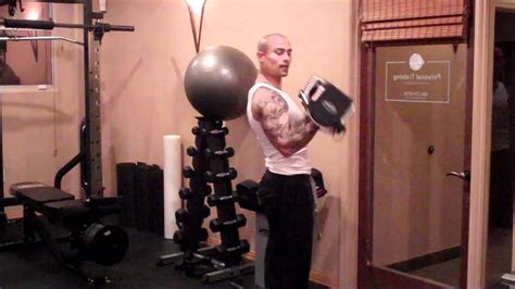 Bicep Curls Using Powerblocks Youtube