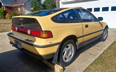 Barbados Yellow Project 1990 Honda Crx Si Barn Finds