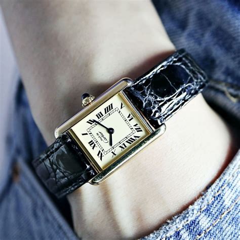 Cartier Must De Cartier Tank 1613 Ladies Vintage Watch Vintage