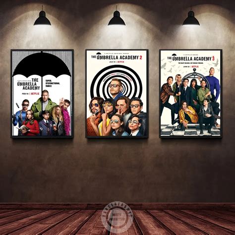 The Umbrella Academy Season 3 Canvas Poster New TV Series Wall Art Gift For Club Decor And Room ...