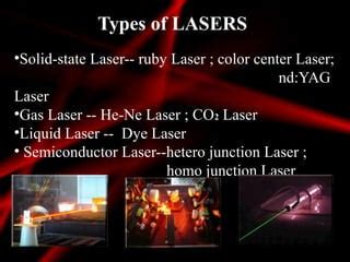 Laser communication and use of laser communication | PPT