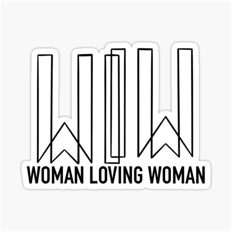 Woman Loving Woman Sticker By Danygo Redbubble