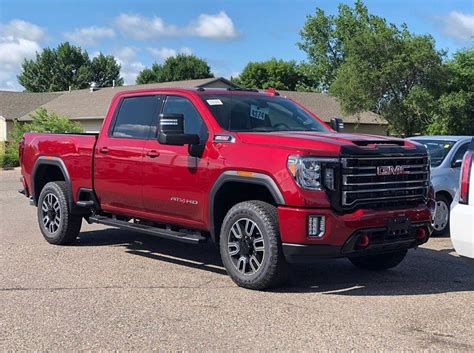 First 2020 GMC Sierra HD AT4 That Ive Seen In Red Quartz Metallic At