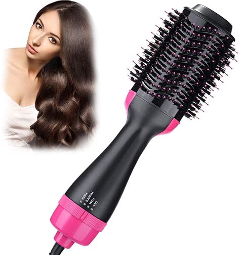 Salon Volume W Degree Rotating Hot Air Brush In Hot Air Straight Hair Comb