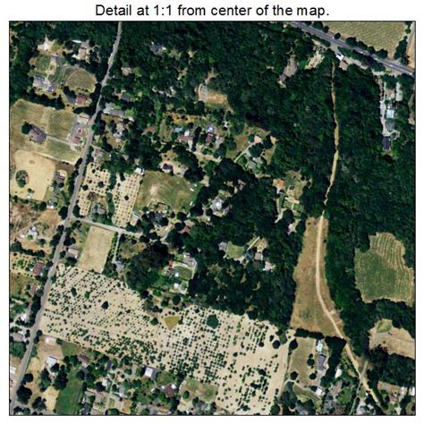 Aerial Photography Map of Forestville, CA California