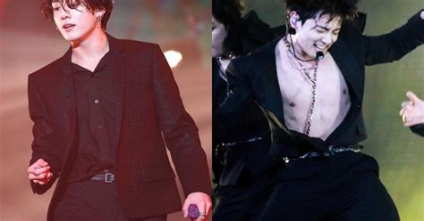 Jungkook BTS Is Definitely The King Of Fancams The Topless Button