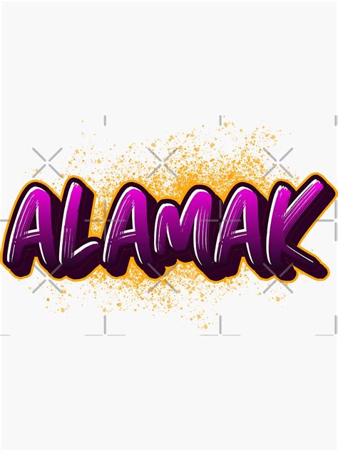 Alamak Sticker By Raxarte Redbubble