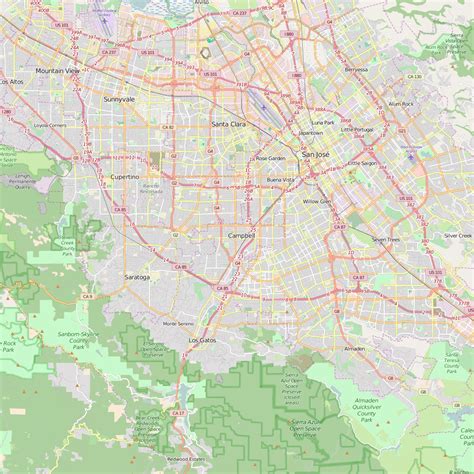 Campbell California Map - Printable Maps