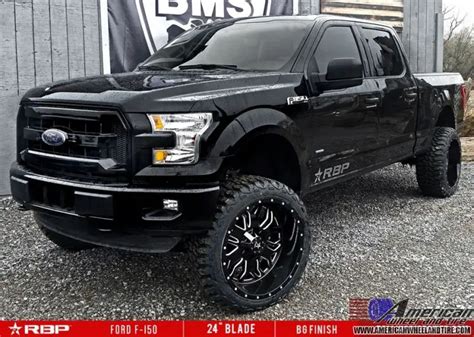 Ford F 150 Custom Wheels Rbp 24x120 Et Tire Size 31545 R24 X Et