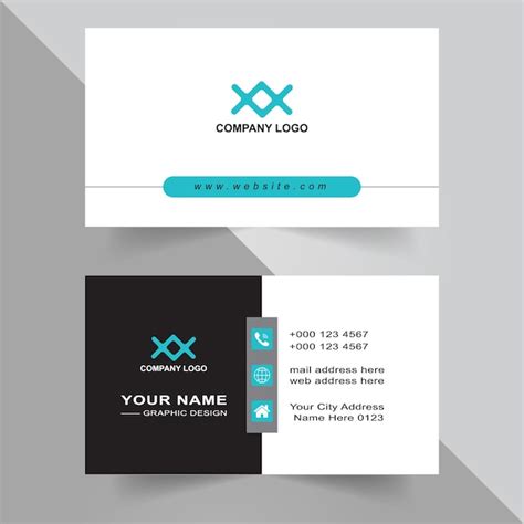 Premium Vector Professional Business Card Template Design