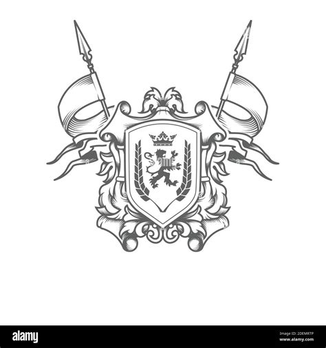 Coat Of Arms Stock Vector Images Alamy