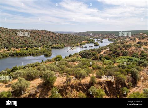 The Guadiana River In The South Of Portugal And Spain Stock Photo Alamy