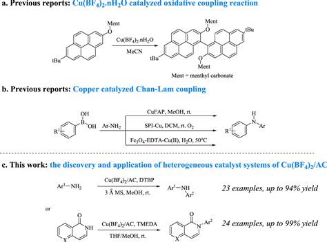 Cu Bf4 2 Ac Catalyzed Synthesis Of N Substituted Anilines N Substituted 1 6 Naphthyridin 5 6h