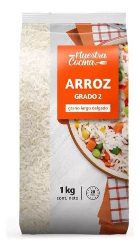 Arroz Nuestra Cocina G2 Largo Delgado 1 Kg Cuotas sin interés