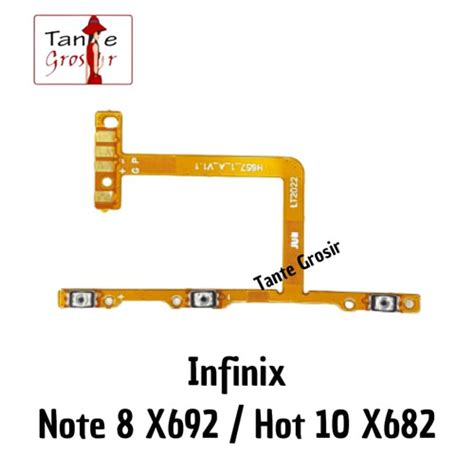 Jual FLEXIBLE ON OFF VOLUME INFINIX NOTE X HOT X SWITCH TOMBOL Jakarta Utara