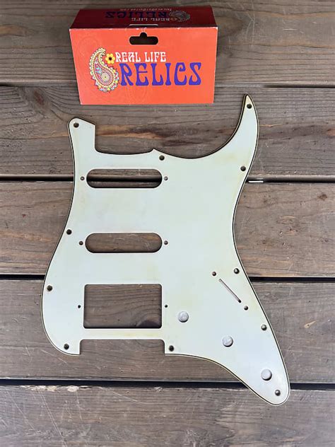 Real Life Relics Parchment Stratocaster Pickguard Ply Reverb