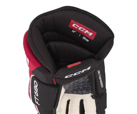 Ccm Hockeyhandskar Jetspeed Sr Black Red White Hockey Store