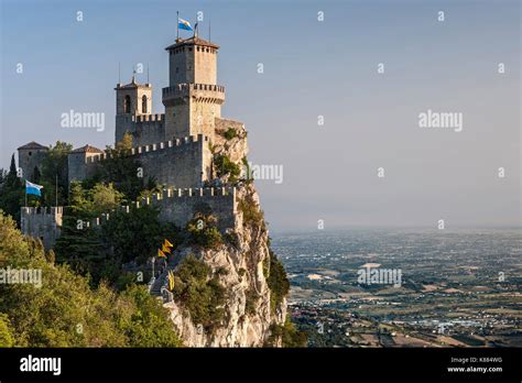 Guaita Fortress Tower Aka Rocca Torre Guaita On Mount Titan Monte