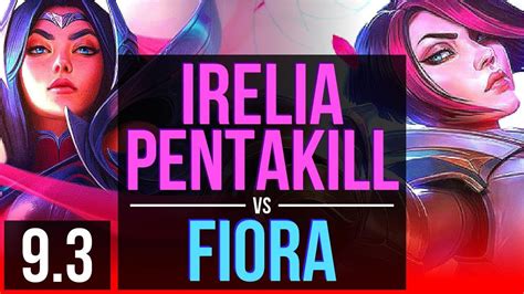 IRELIA Vs FIORA TOP Pentakill KDA 13 0 7 Legendary Korea