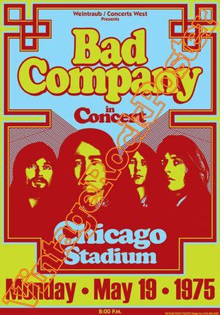 Bad Company Benvenuti Su Vintagerockposter Vintage Music Posters