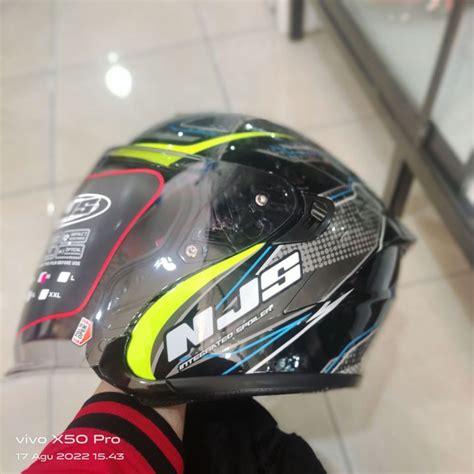 HELM NJS KAIROZ FURION DOBEL VISOR Lazada Indonesia