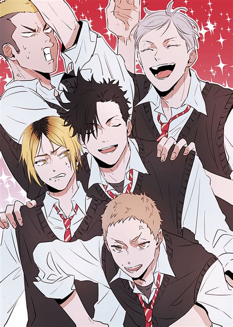 Kuroo Tetsurou Kozume Kenma Haiba Lev Yamamoto Taketora And Yaku