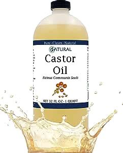 Zatural Organic Castor Oil Ricinus Communis 100 Pure Clean Naked