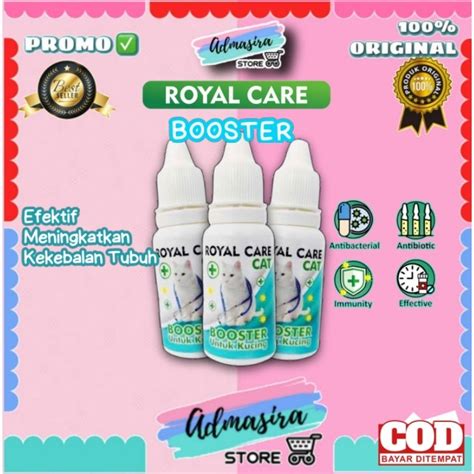 Jual Vitamin Imun Tetes Kucing ROYAL CARE BOOSTER 10ml Stamina Daya