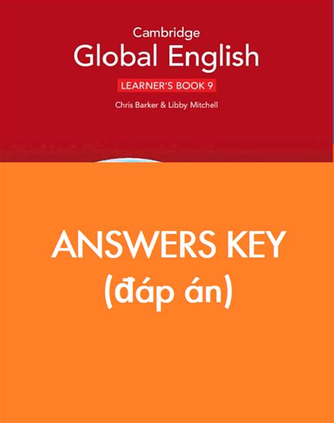 [tẢi VỀ] Cambridge Stage 9 Global English Answer Key Đáp án Sách Learner’s Book Workbook