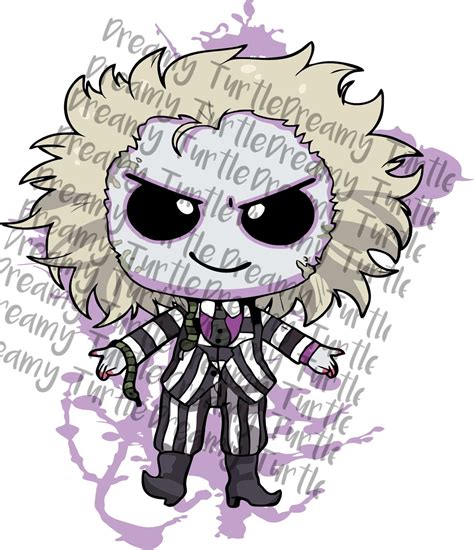 Beetlejuice Sublimation Print Transfer Ready To Press Etsy