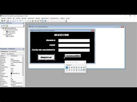 EXCEL INTERMEDIO CREACION DE FORMULARIOS EN EXCEL CON VISUAL BASIC