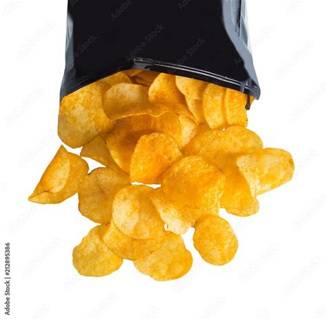 Open Bag Of Chips Stock Photo Adobe Stock