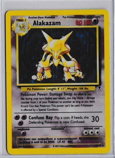 Alakazam Holo Rare Brugt Brugte Kort Pokemonshop