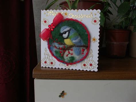 Pin On Carol Harrison Needle 3d Felted Christmas Cards