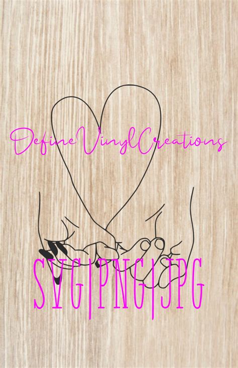 Pinky Promise Couple Svg Cricut Silhouette Cut File Etsy