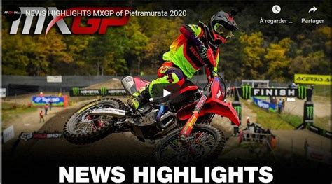 MOTOCROSS 2020 Italie Pietramurata les résumés vidéo MXGP et MX2